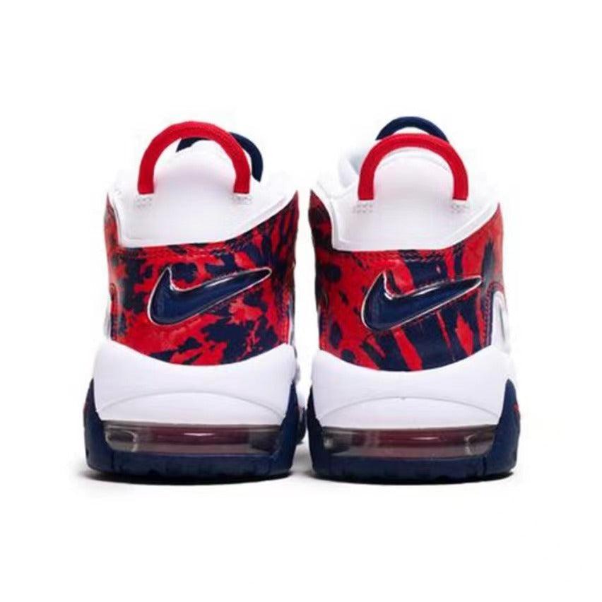 Nike Air More Uptempo 'Red Navy Camo' - Banlieue91