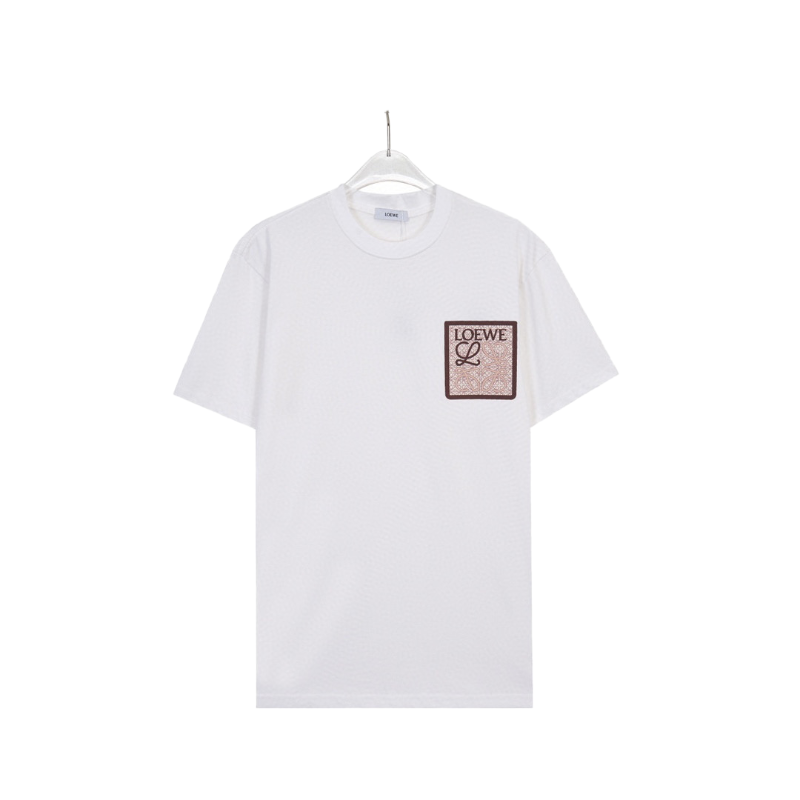 Loewe T-Shirt Without Collar 'White' - Banlieue91