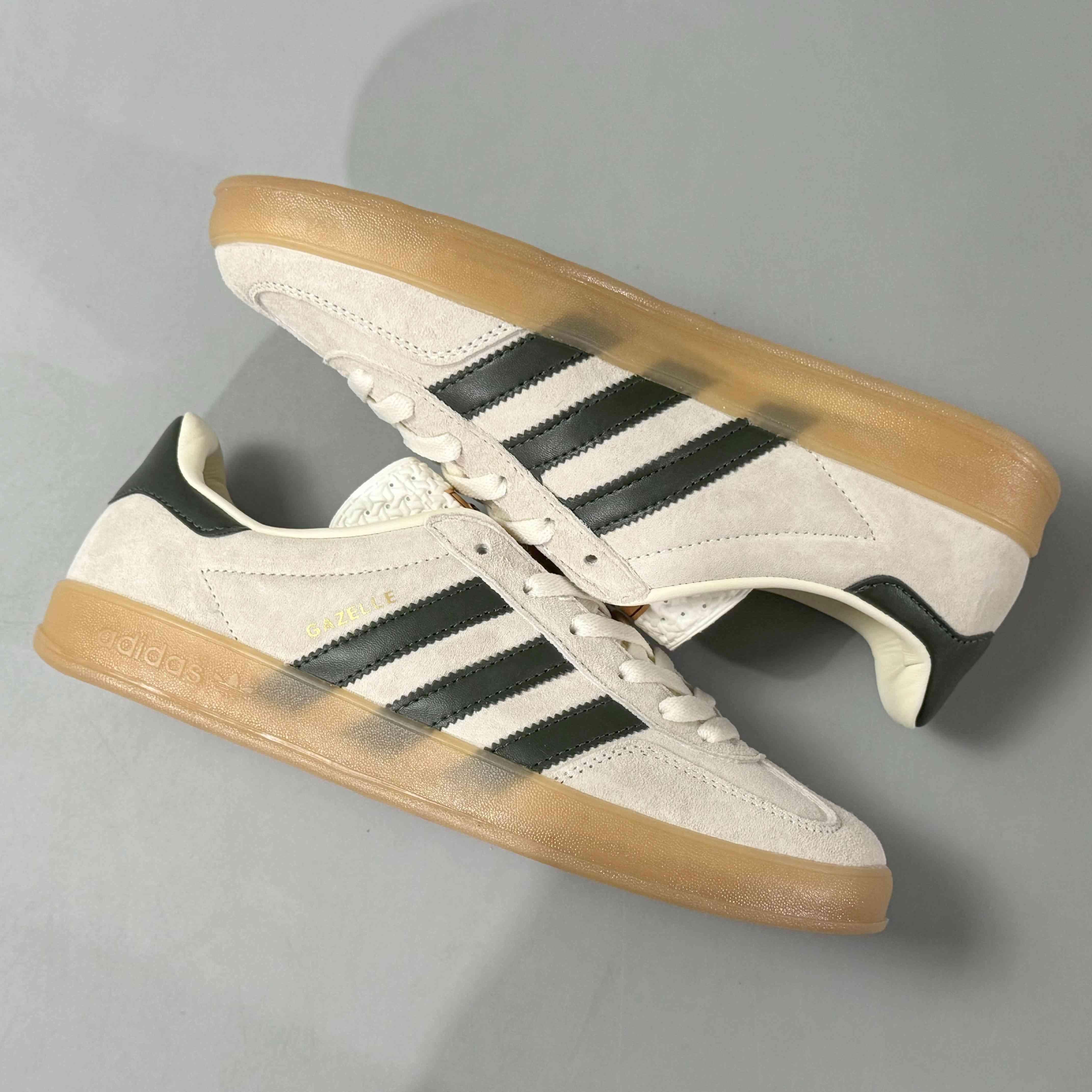 Adidas Originals Gazelle Indoor 'Cream White Collegiate Green Gum' - Banlieue91