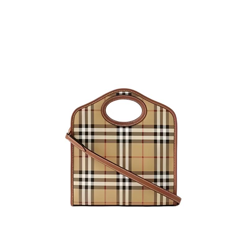 Burberry check-patterned mini tote bag - Banlieue91