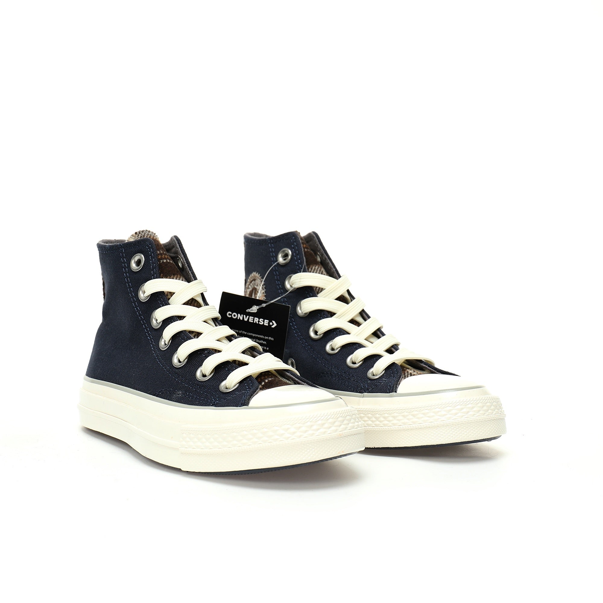 Converse Chuck Taylor All Star 1970 High "Canvas Plaid/ Obsidia" - Banlieue91