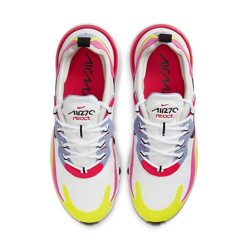 Nike Air Max 270 React 'White Pink Yellow' - Banlieue91