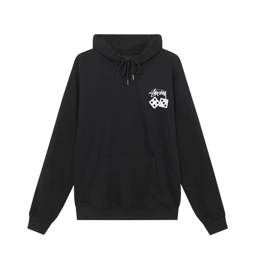 Stussy Dice Hoodie Size Small Black - Banlieue91 -