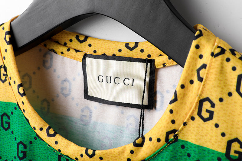 Gucci T-Shirt Without Collar 'Multicolor' - Banlieue91