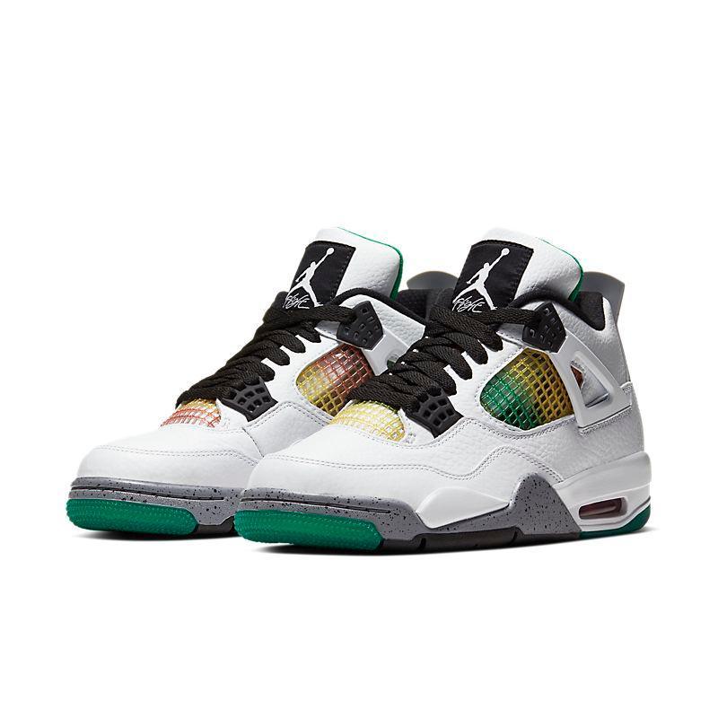 Air Jordan 4 Retro 'Lucid Green Rasta' - Banlieue91