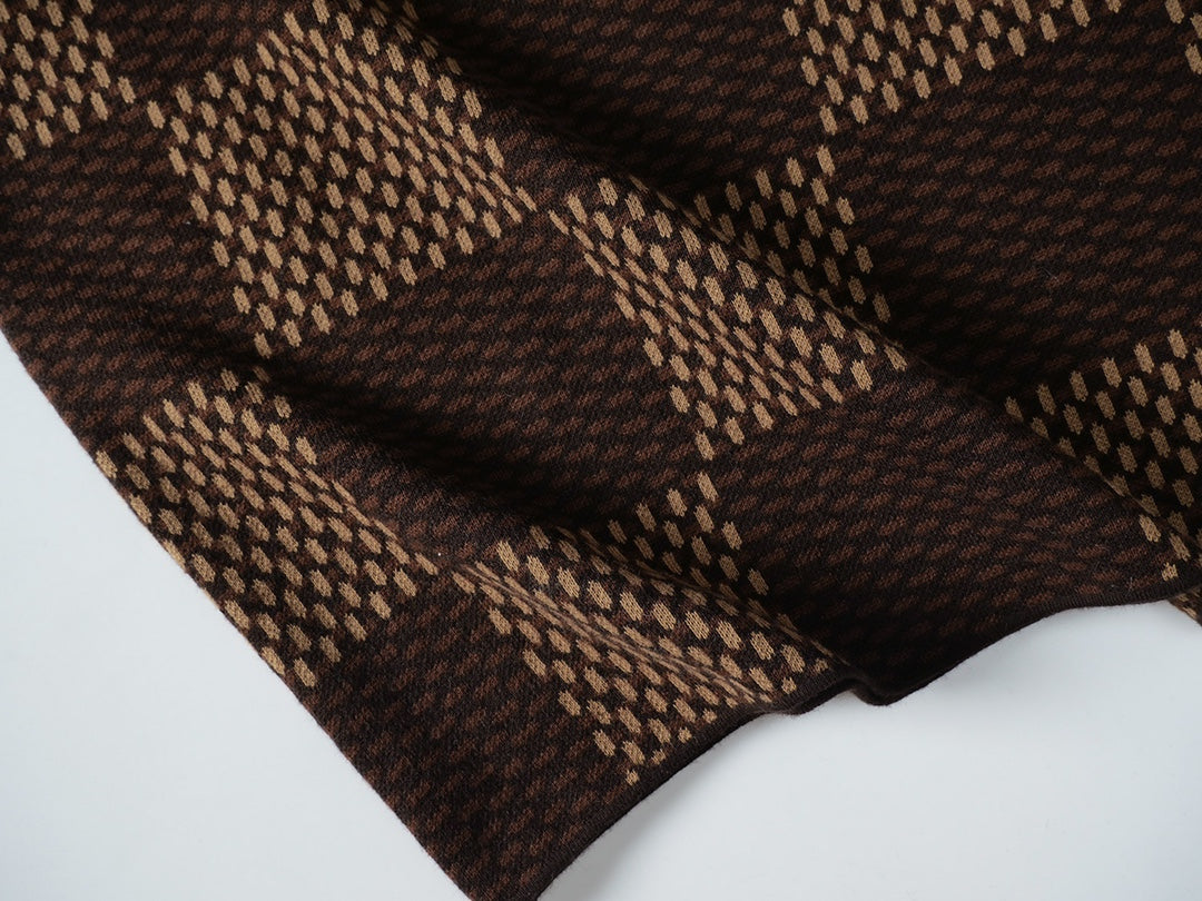 Louis Vuitton Damier T-Shirt Without Collar 'Brown' - Banlieue91