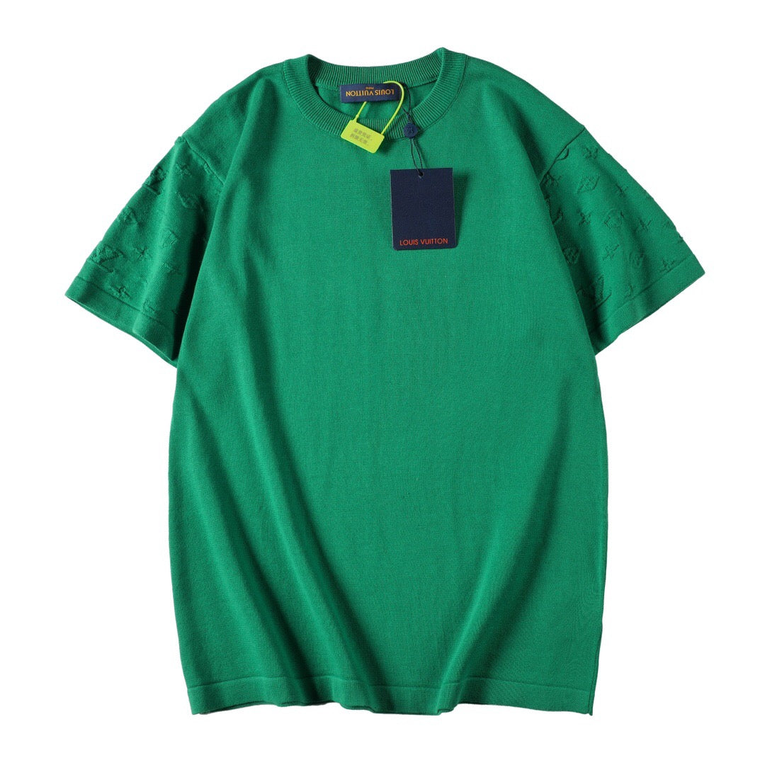 Louis Vuitton T-Shirt Without Collar 'Green' - Banlieue91