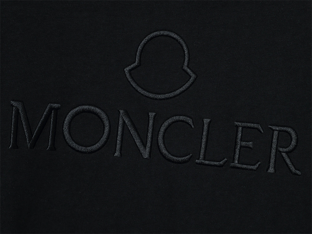 Moncler T-Shirt Without Collar 'Black' - Banlieue91