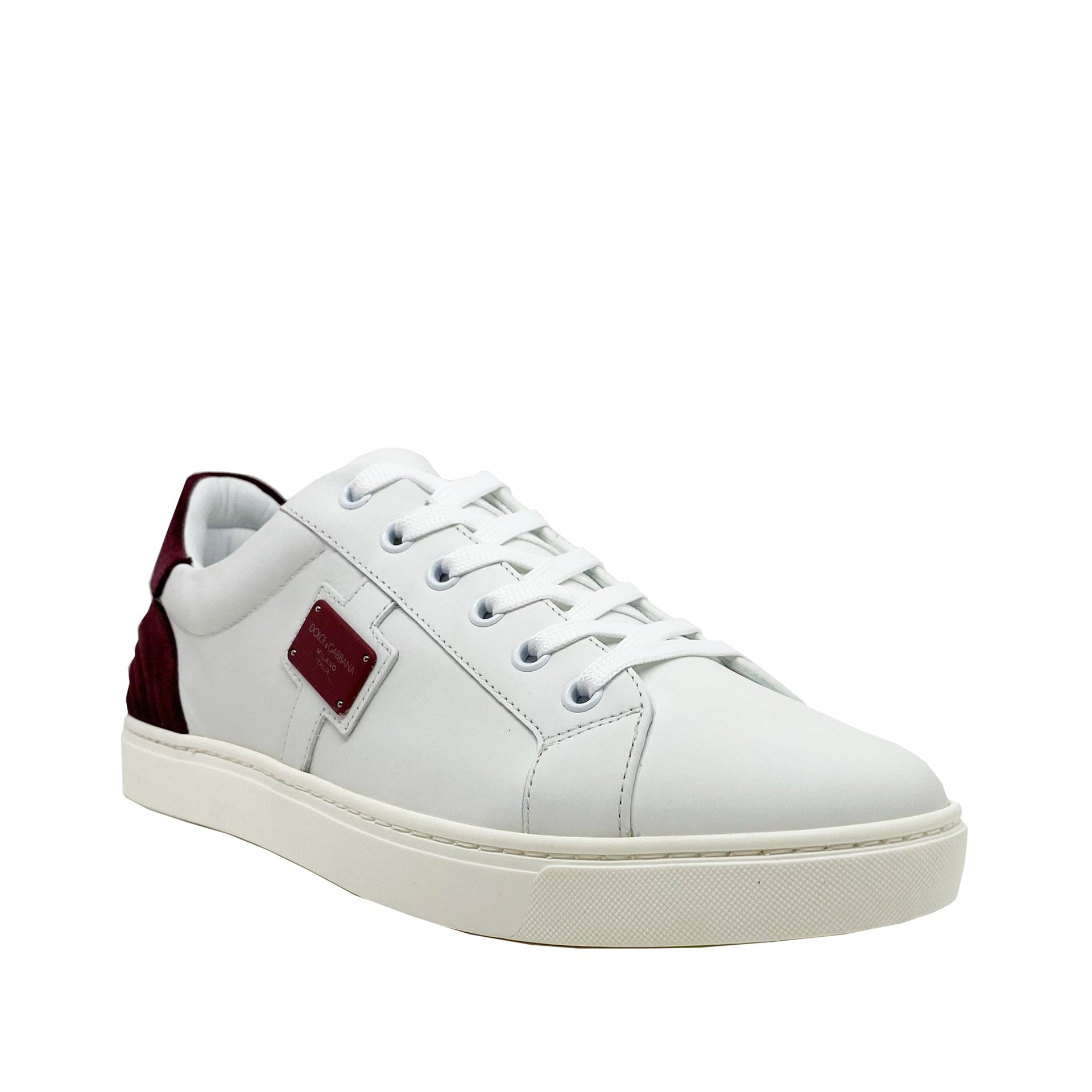 Dolce & Gabbana Logo Leather Sneakers - Banlieue91 -