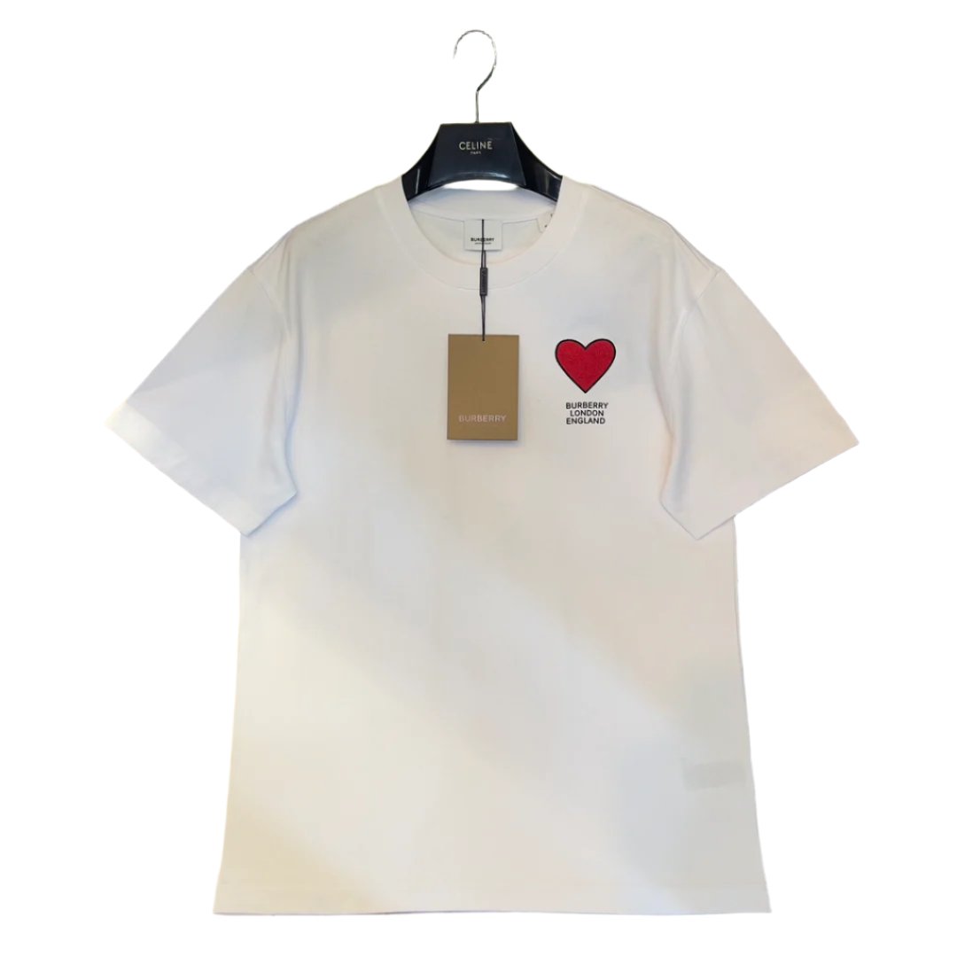 Burberry T-Shirt Without Collar 'White' - Banlieue91