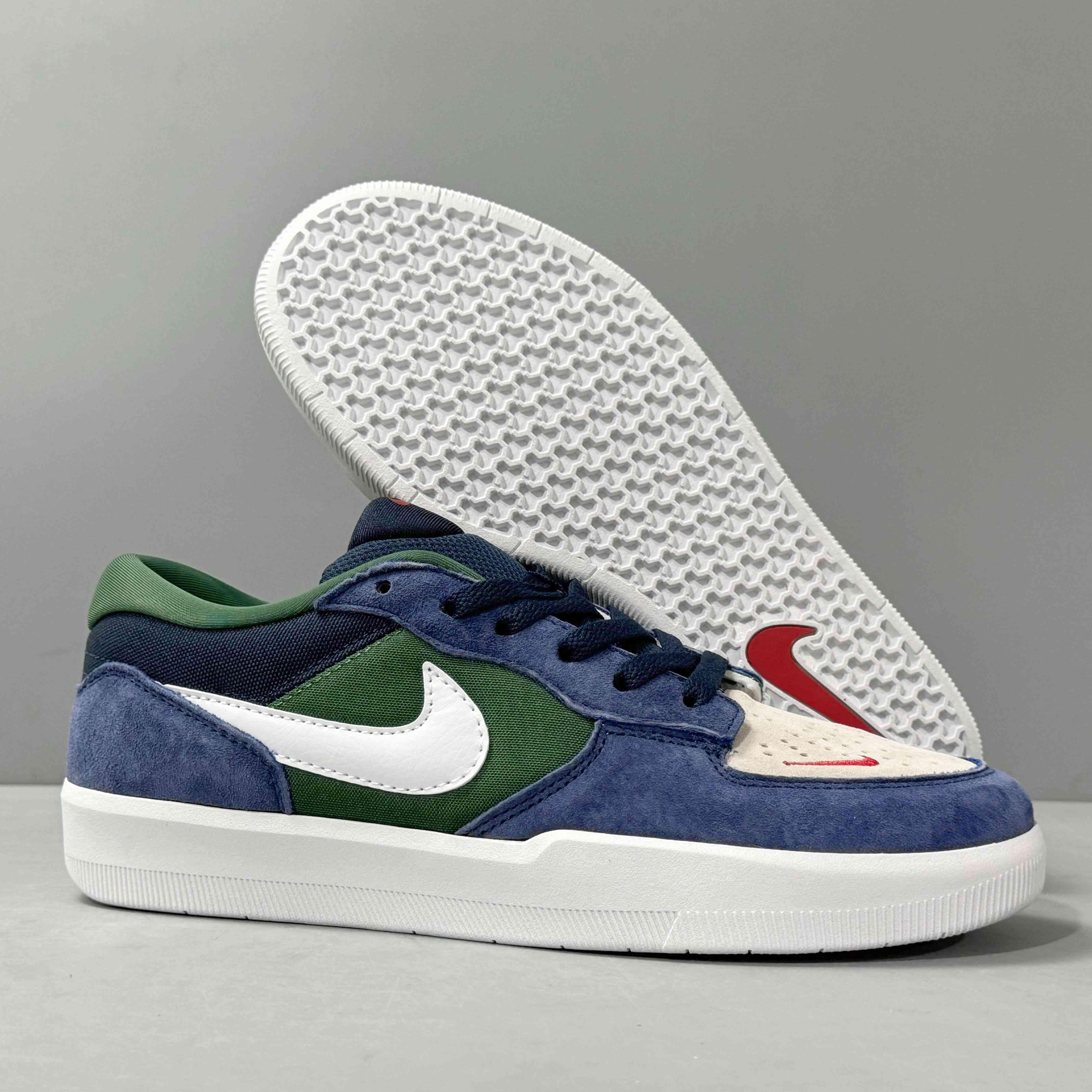 Nike SB Force 58 Navy Noble Green - Banlieue91