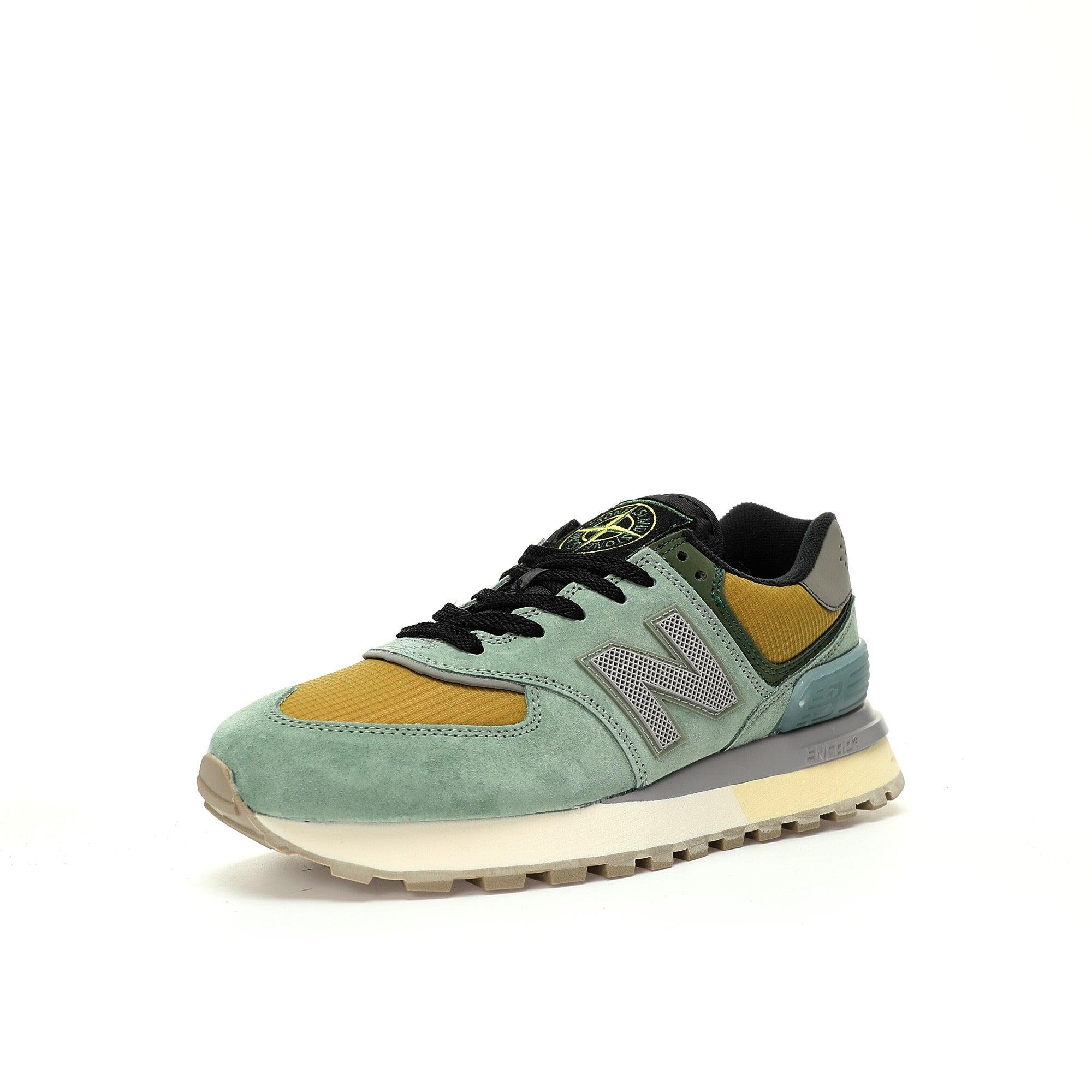 New Balance 574 Legacy Stone Island Light Green - Banlieue91