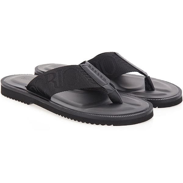 EMPORIO ARMANI Stylish Flip-Flop Sandals for Men | Banlieue91