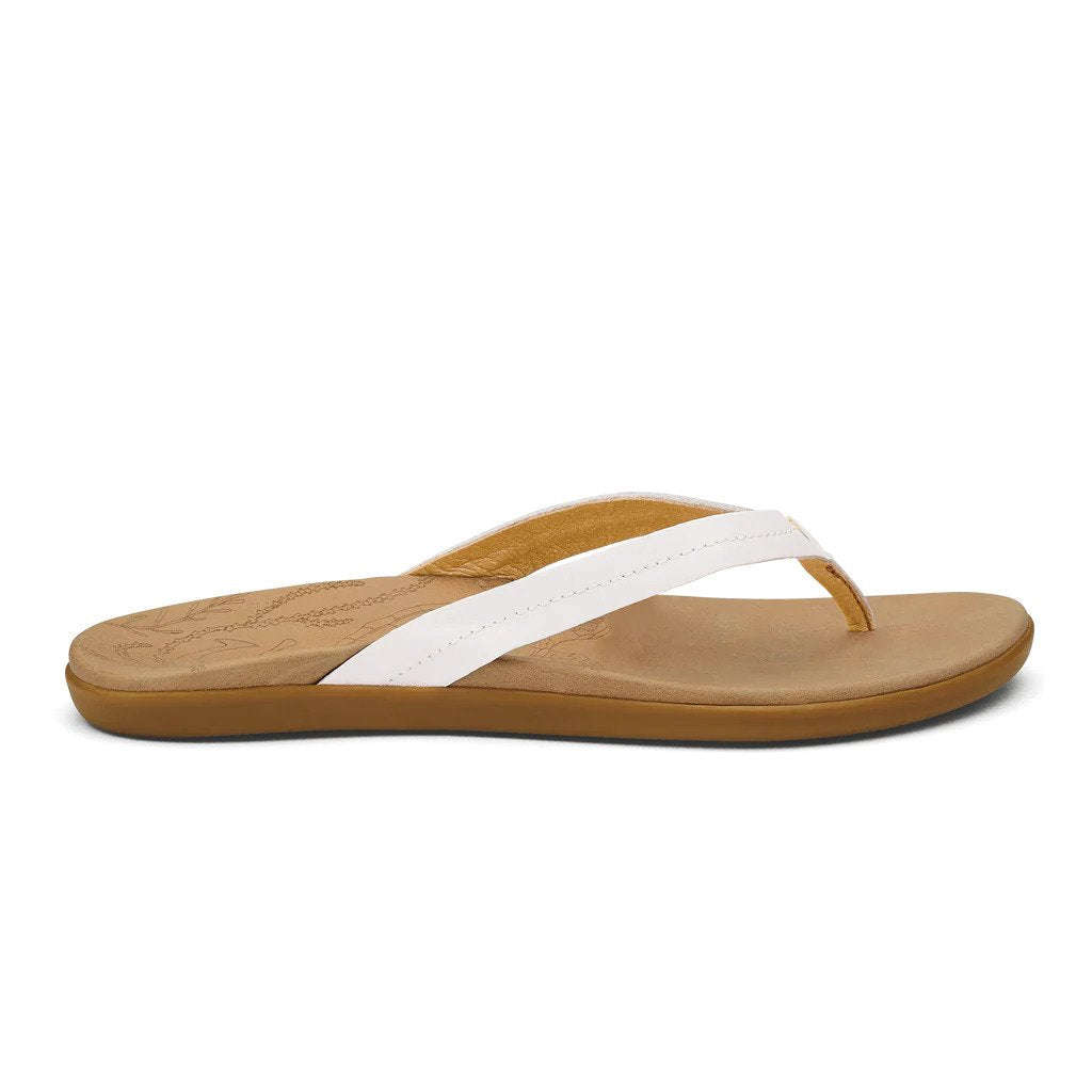 OluKai Womens Honu Leather Beach Sandals - Banlieue91 -