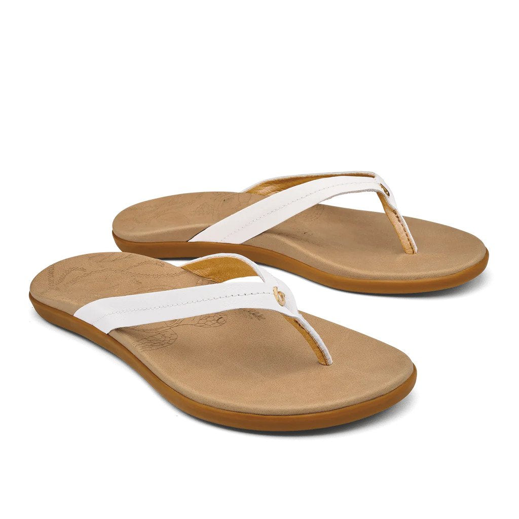 OluKai Womens Honu Leather Beach Sandals - Banlieue91 -