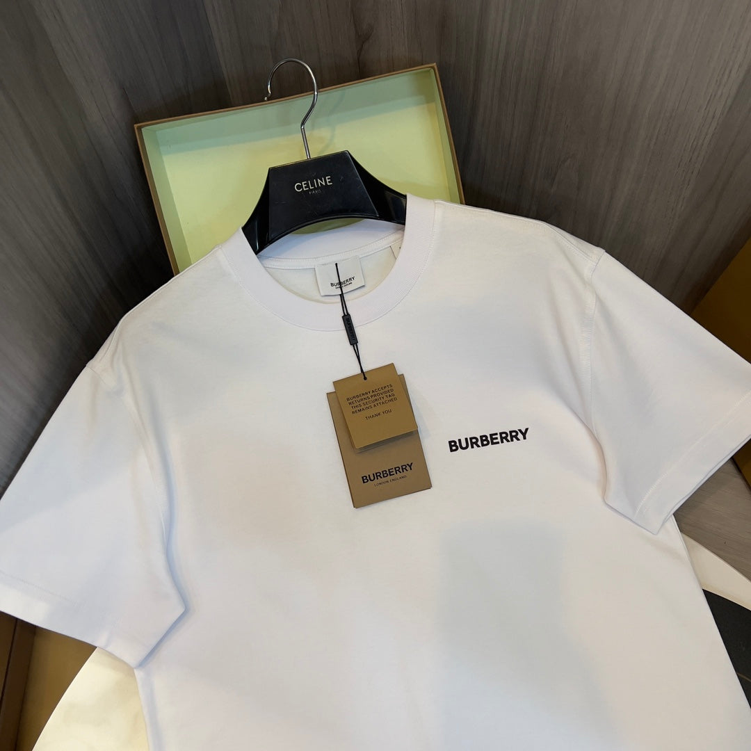 Burberry T-Shirt Without Collar 'White' - Banlieue91