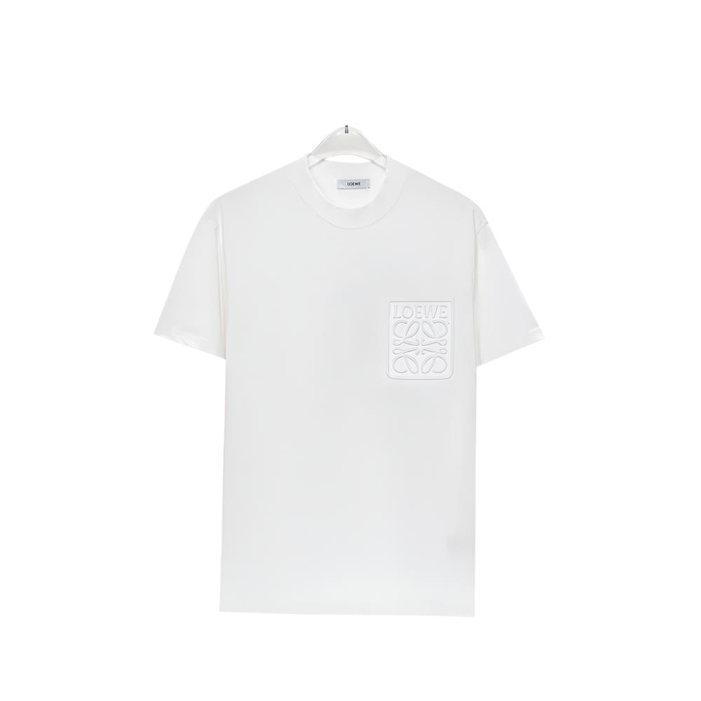 Loewe T-Shirt Without Collar 'White' - Banlieue91