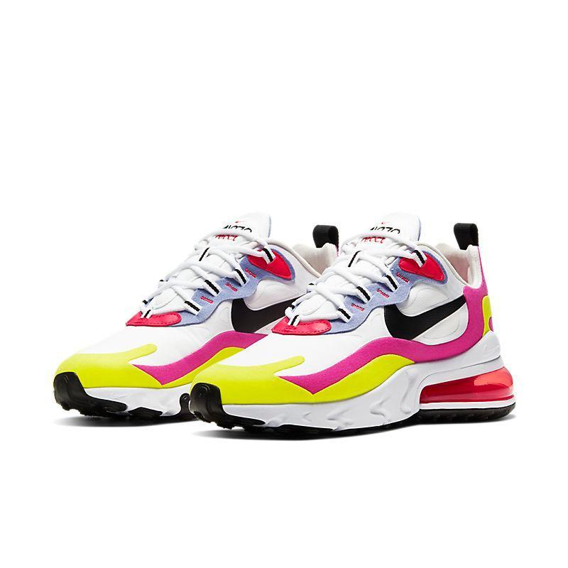 Nike Air Max 270 React 'White Pink Yellow' - Banlieue91