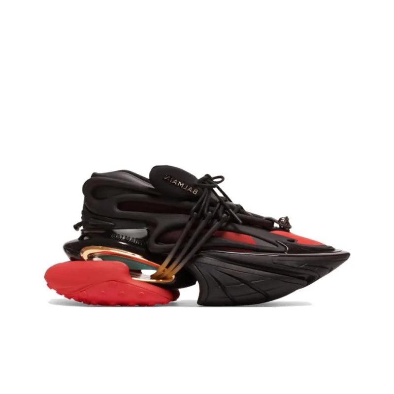 BALMAIN Unicorn Low 'Black Red' - Banlieue91 -