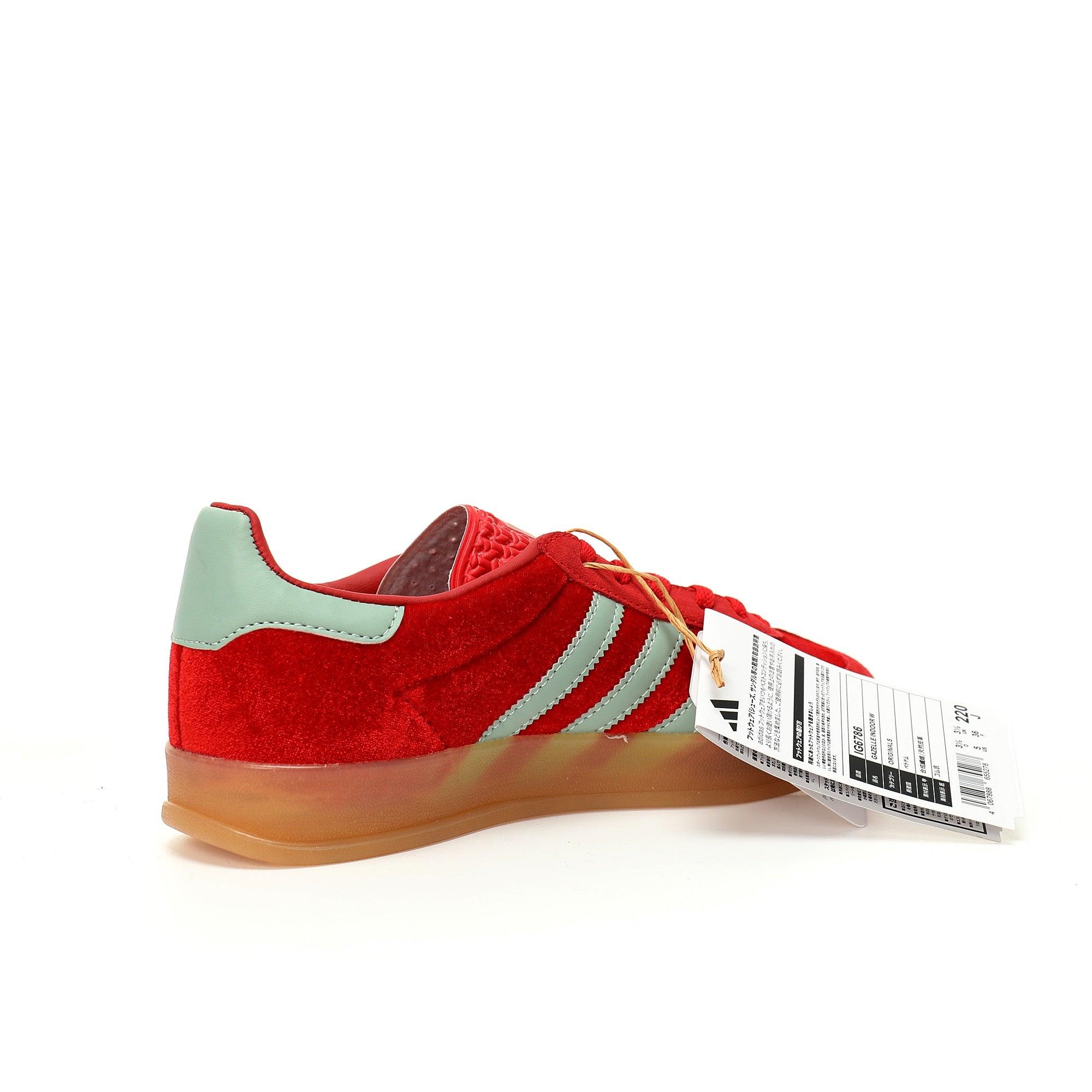 Adidas Originals Gazelle Indoor 'Better Scarlet Green Velvet' - Banlieue91 -