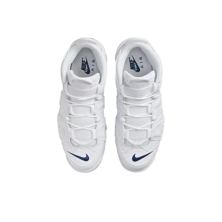 Nike Air More Uptempo 96 White White Midnight Navy - Banlieue91 -