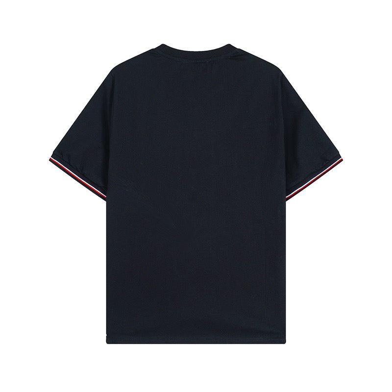 Thom Browne T-Shirt Without Collar 'Blue' - Banlieue91