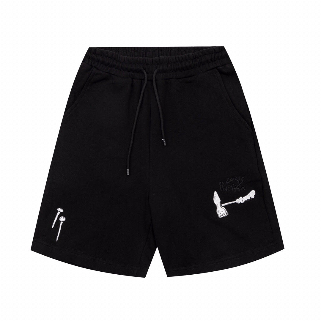 Louis Vuitton Sport Short Pant 'Black' - Banlieue91