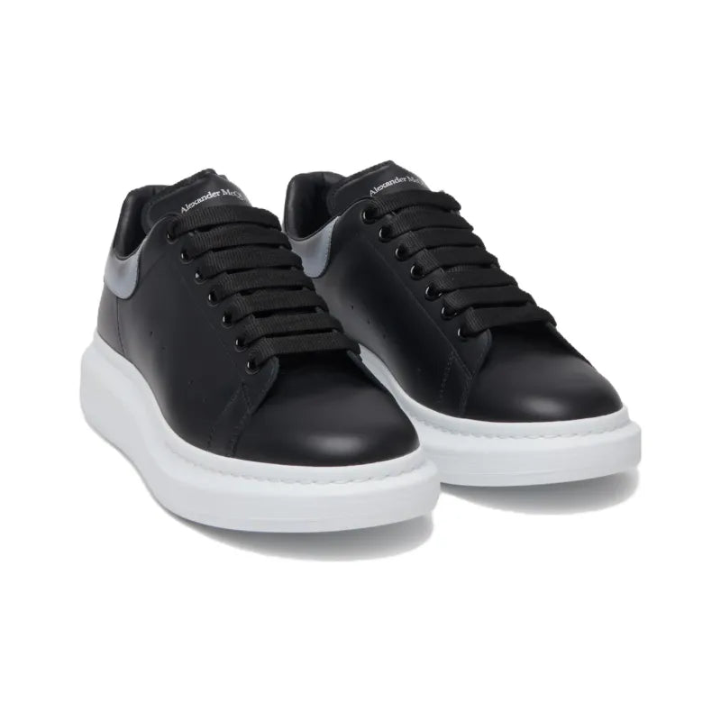 Alexander McQueen Larry Leather Sneakers 'Black White' - Banlieue91 -