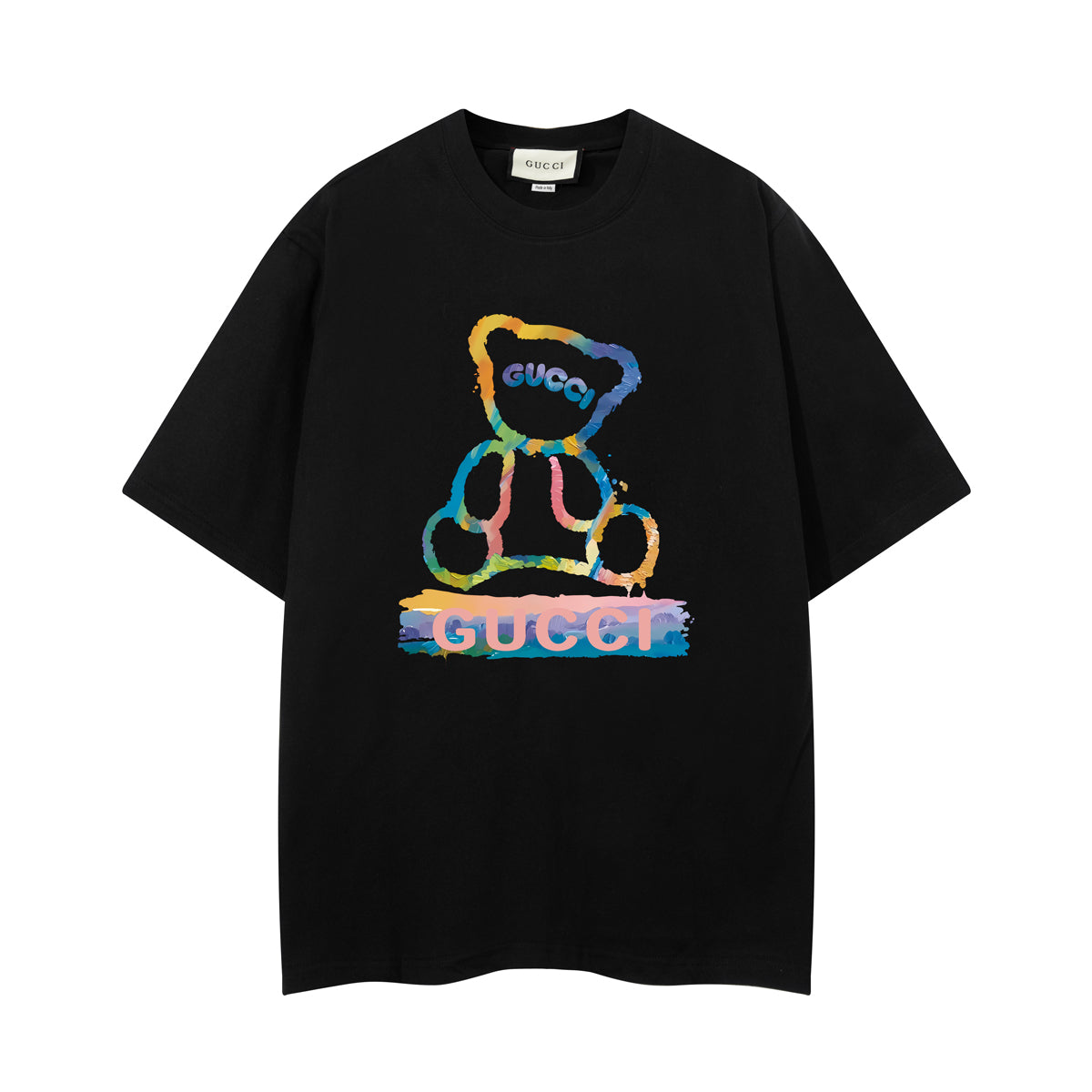 Gucci T-Shirt Without Collar 'Black' - Banlieue91