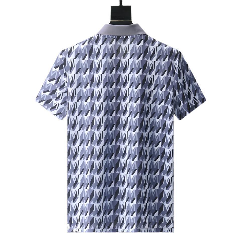 Moncler Blue T-Shirt with Collar - Banlieue91