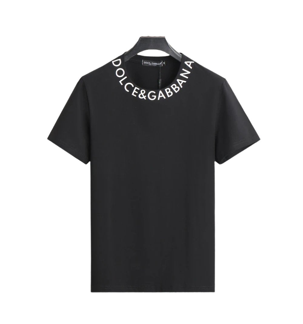 Dolce & Gabbana T-Shirt Without Collar 'Black & White' - Banlieue91