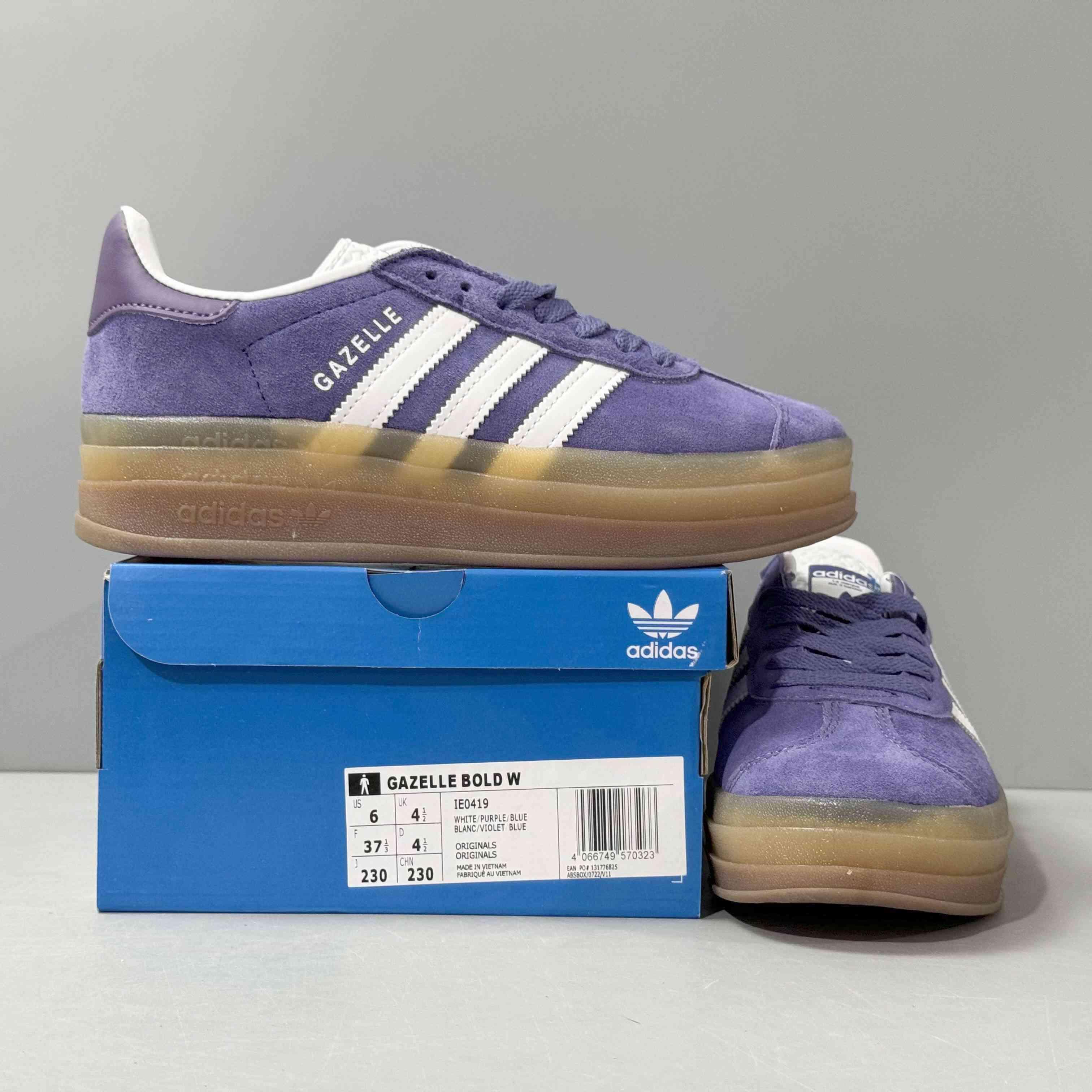 Adidas Originals Gazelle Bold 'Energy Ink Gum' - Banlieue91