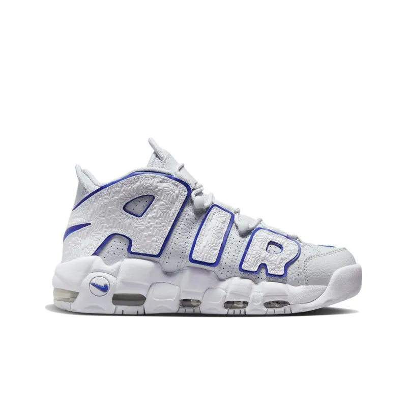 Nike Air More Uptempo Embossed White Royal Blue - Banlieue91 -