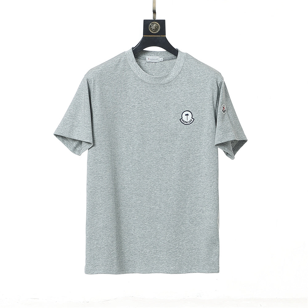 Moncler T-Shirt Without Collar 'Grey' - Banlieue91