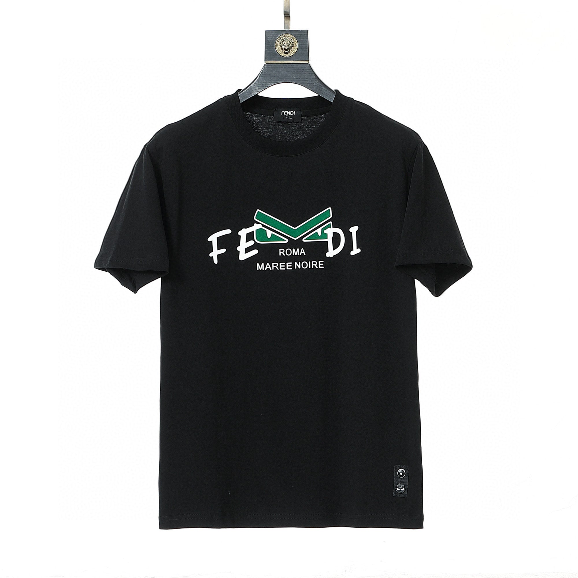 Fendi T-Shirt without Collar 'Black' - Banlieue91