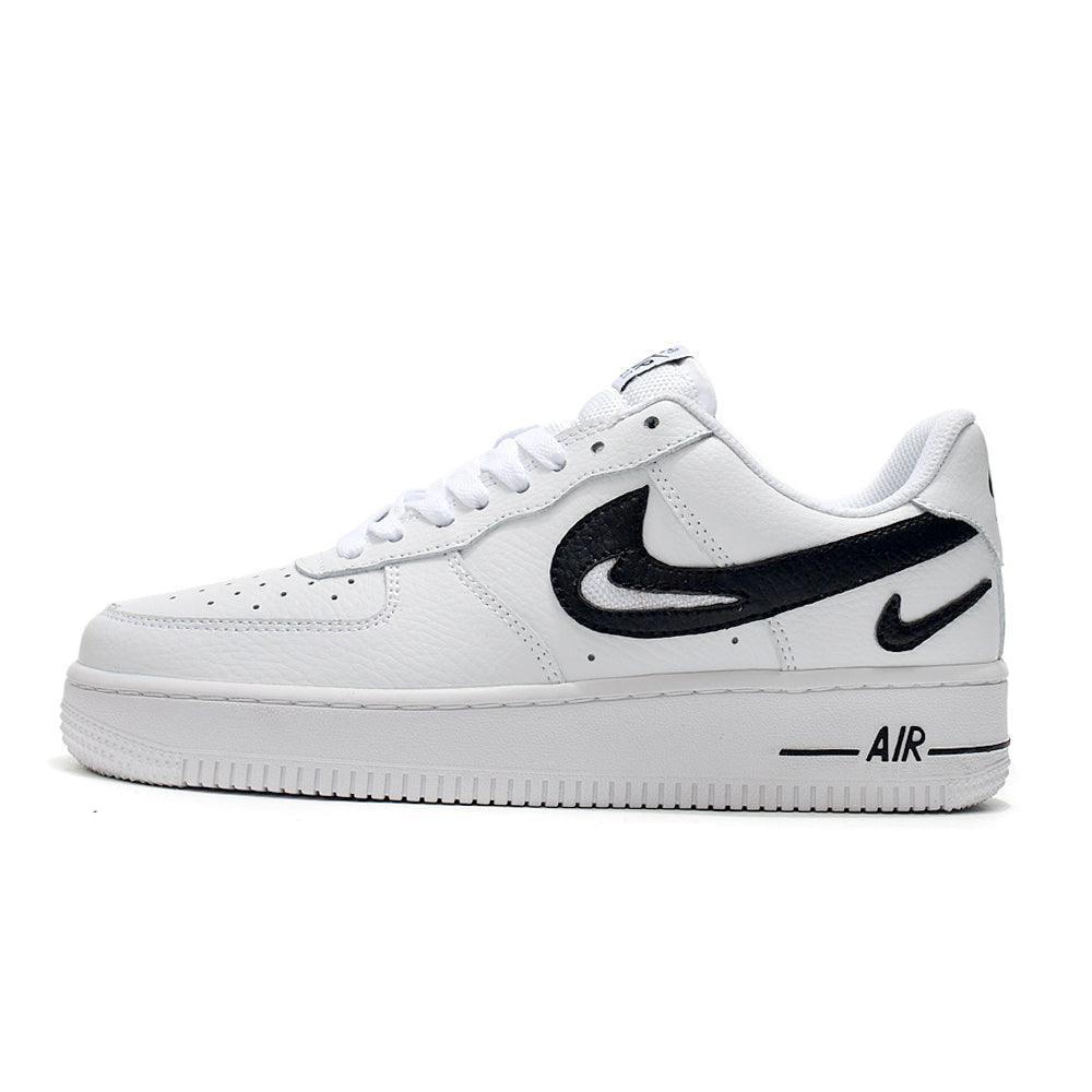 Nike Air Force 1 Cut Out Swoosh White Black - Banlieue91