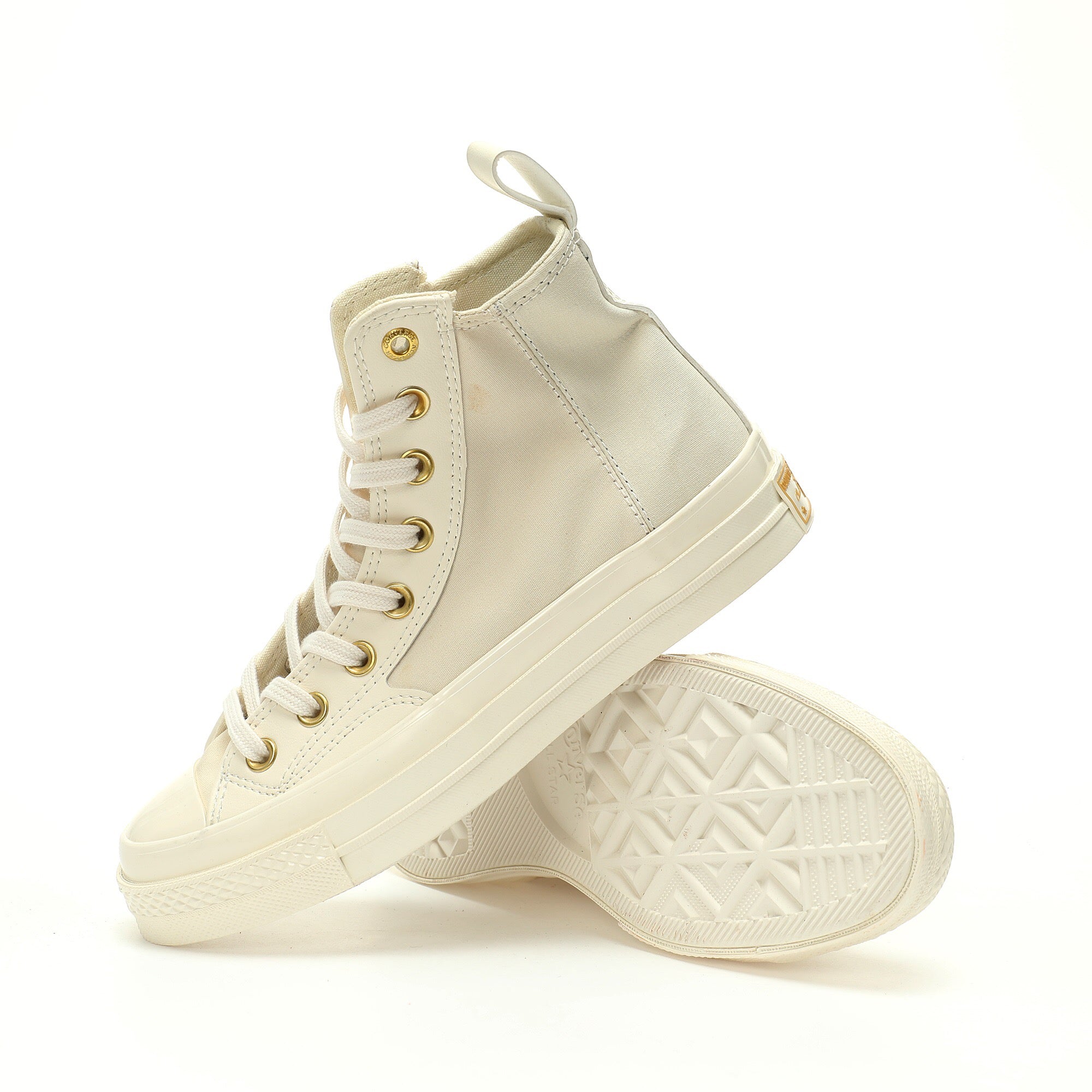 Converse Chuck Taylor All Star 1970s Modern Tailored High "Beige/Gold" - Banlieue91