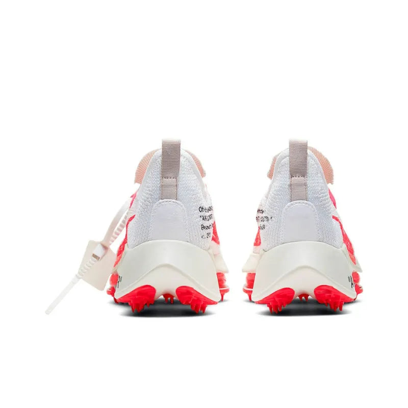 Nike Air Zoom Tempo Next% Flyknit Off White White Solar Red - Banlieue91 -