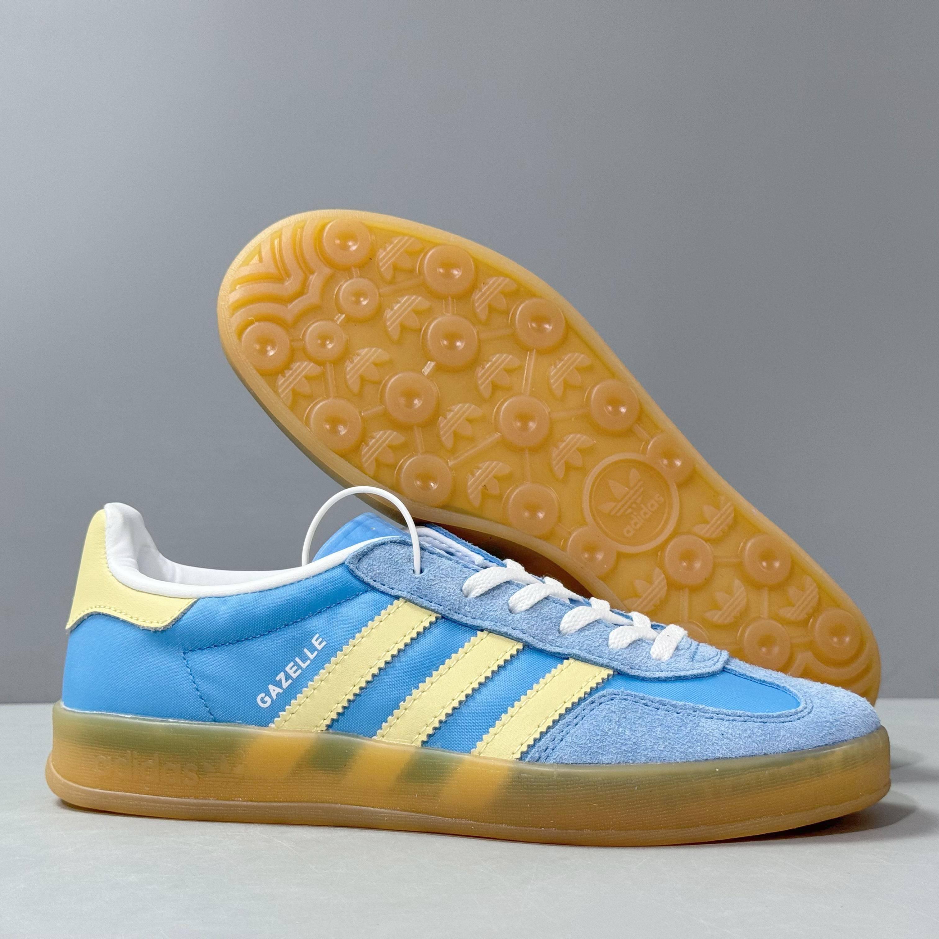 Adidas Originals Gazelle Indoor 'Blue Burst Yellow' - Banlieue91