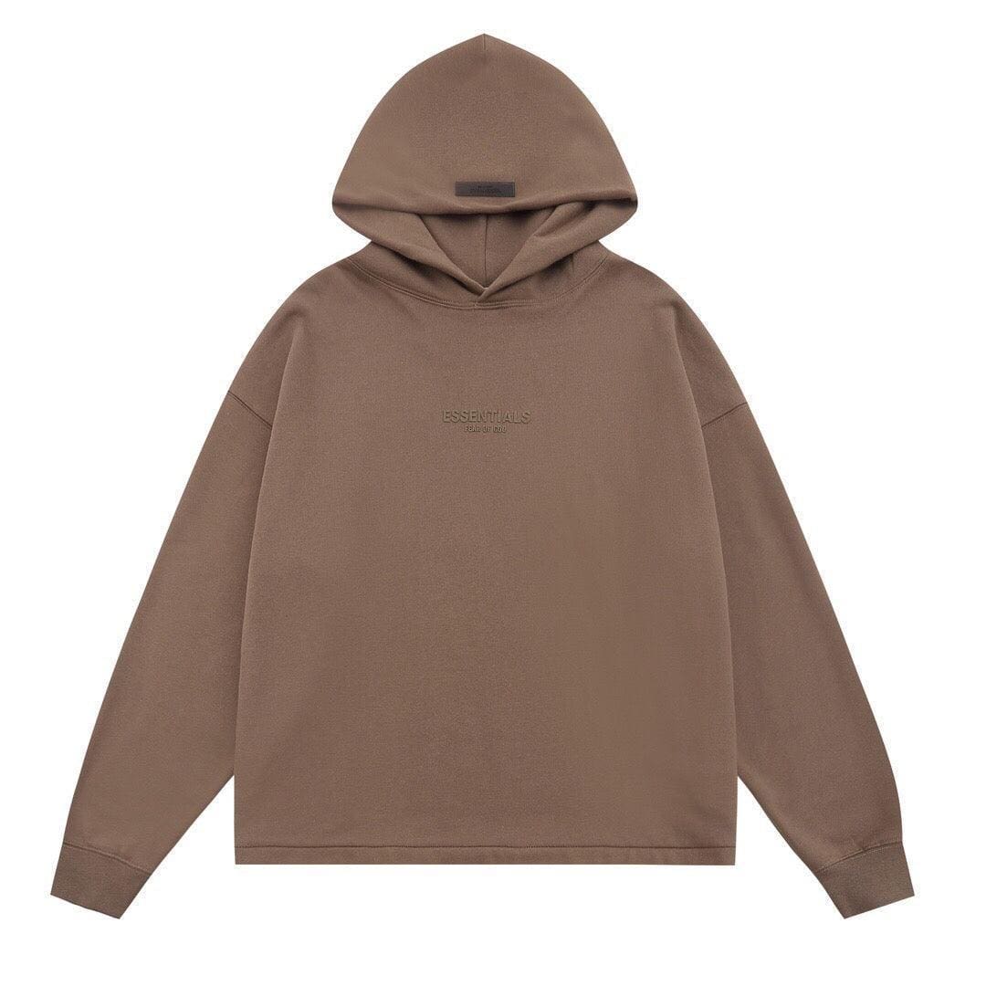 Fear of God Essentials Hoodie 'Brown' | Banlieue91