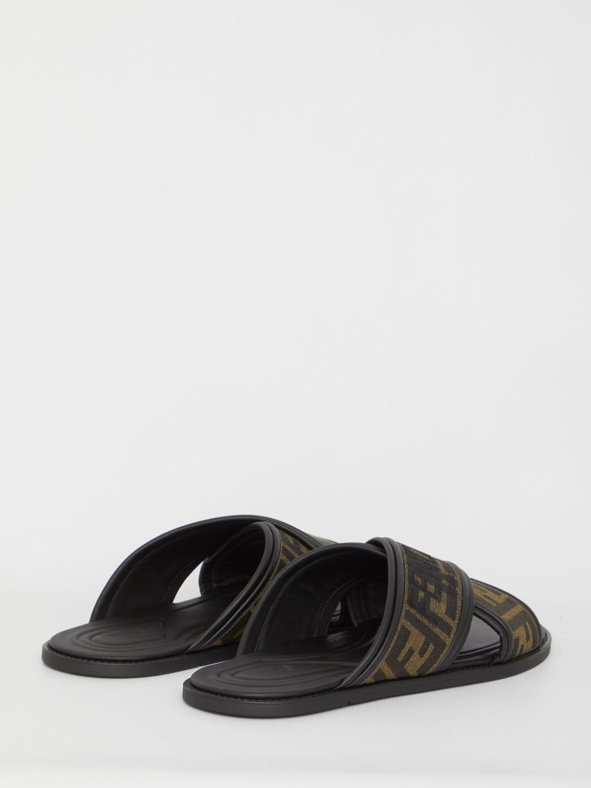 FENDI Embroidered Canvas Fussbett Slippers for Men | Banlieue91