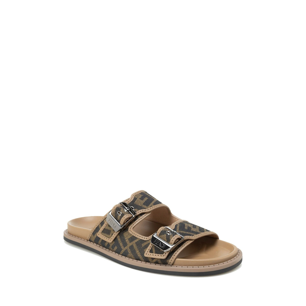Fendi Ff Flat Sandals | Banlieue91