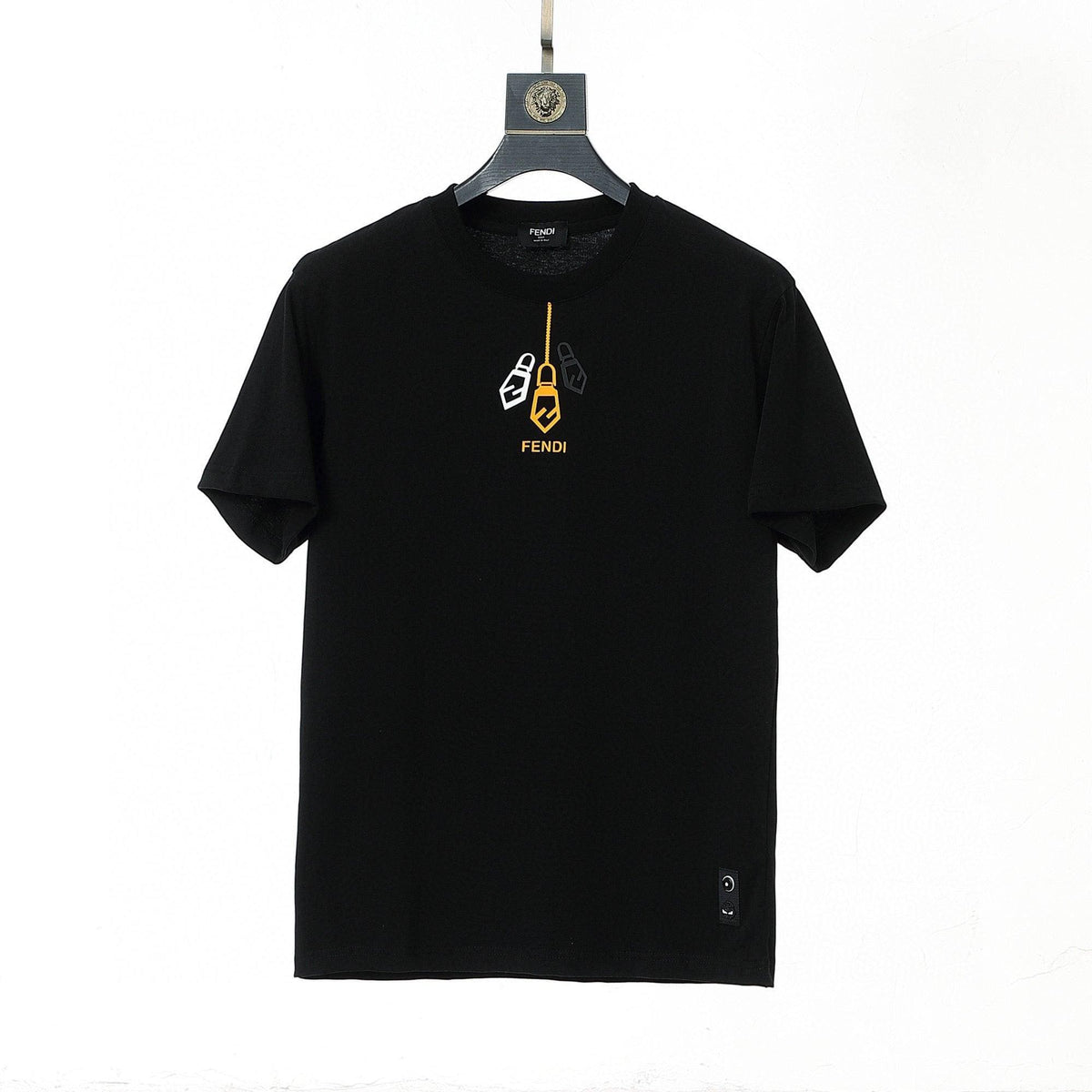 Fendi T-Shirt without Collar 'Black' | Banlieue91