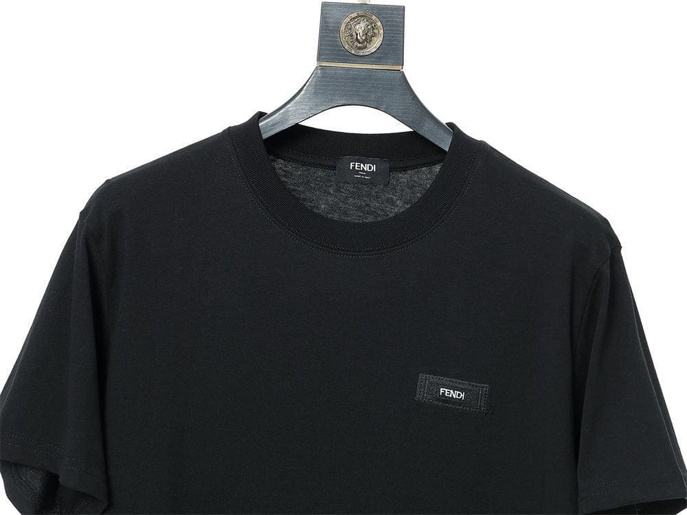 Fendi T-Shirt without Collar 'Black' | Banlieue91