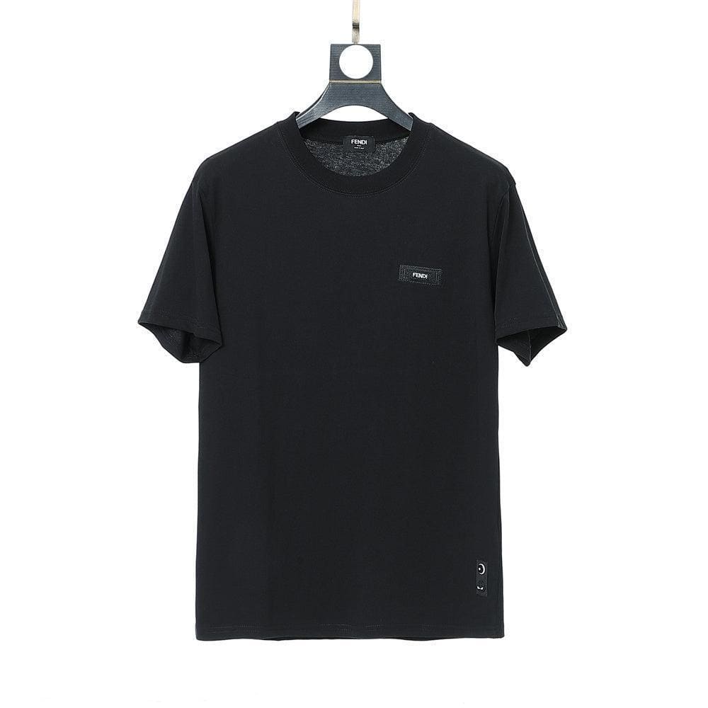 Fendi T-Shirt without Collar 'Black' | Banlieue91
