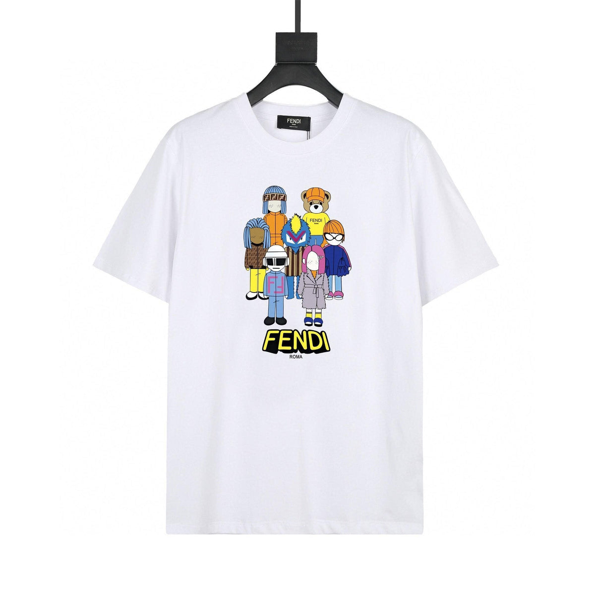 Fendi T-Shirt without Collar 'White' | Banlieue91