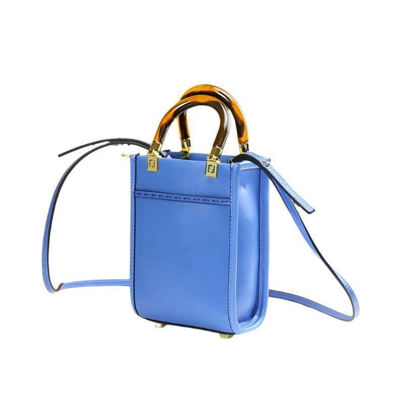Fendi Vitello King Plexiglass Logo Embossed Mini Fendi Sunshine Shopper Tote | Banlieue91