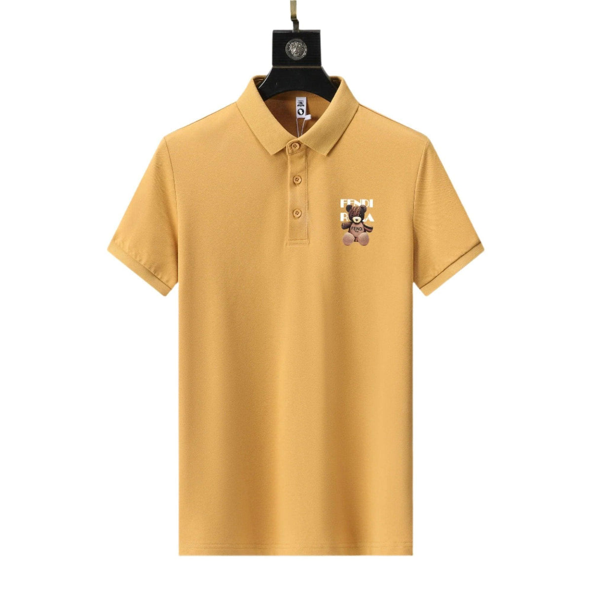 Fendi Yellow T-Shirt with Collar | Banlieue91