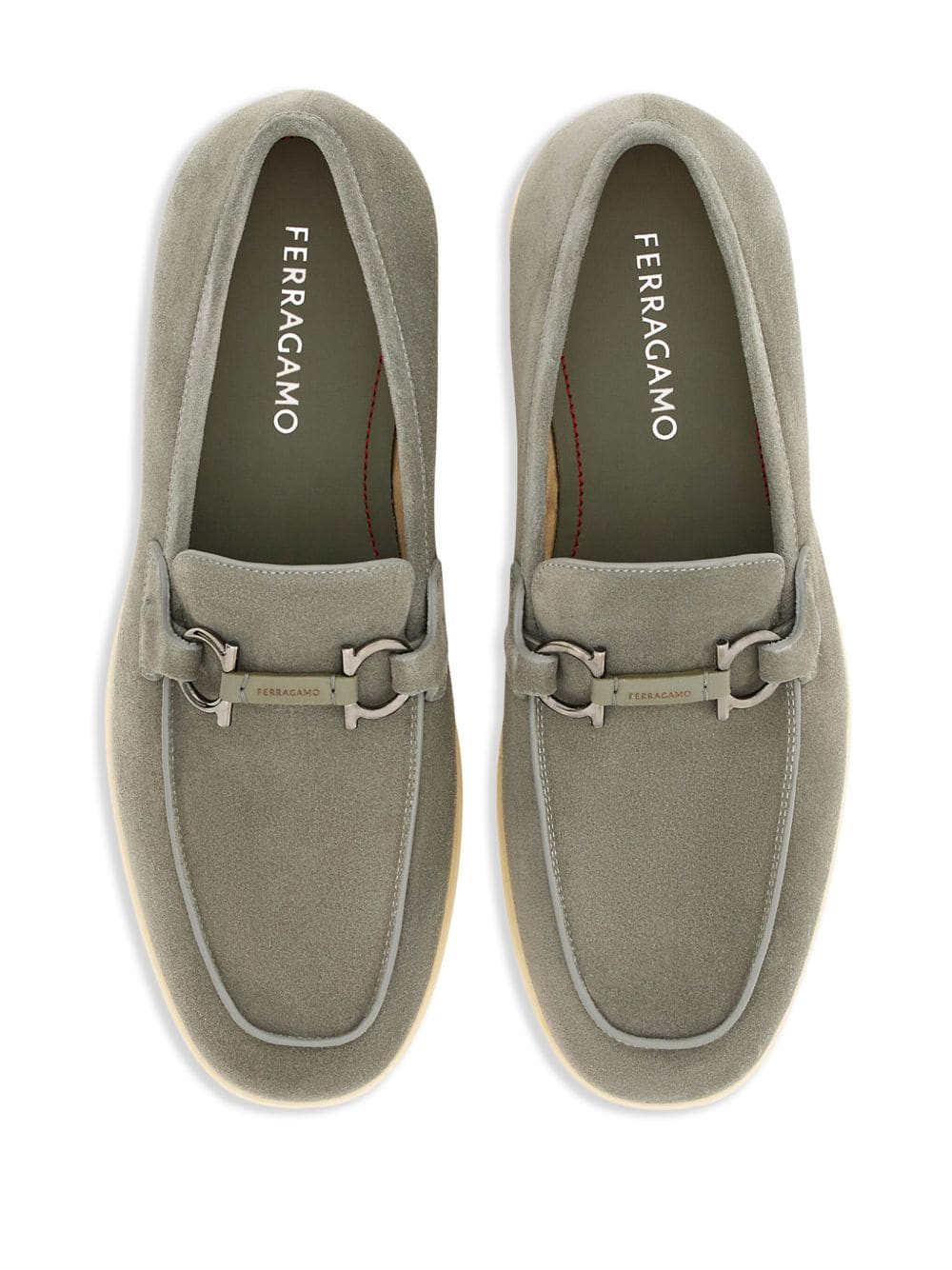 Ferragamo Men's Suede Cosimo Loafers | Banlieue91