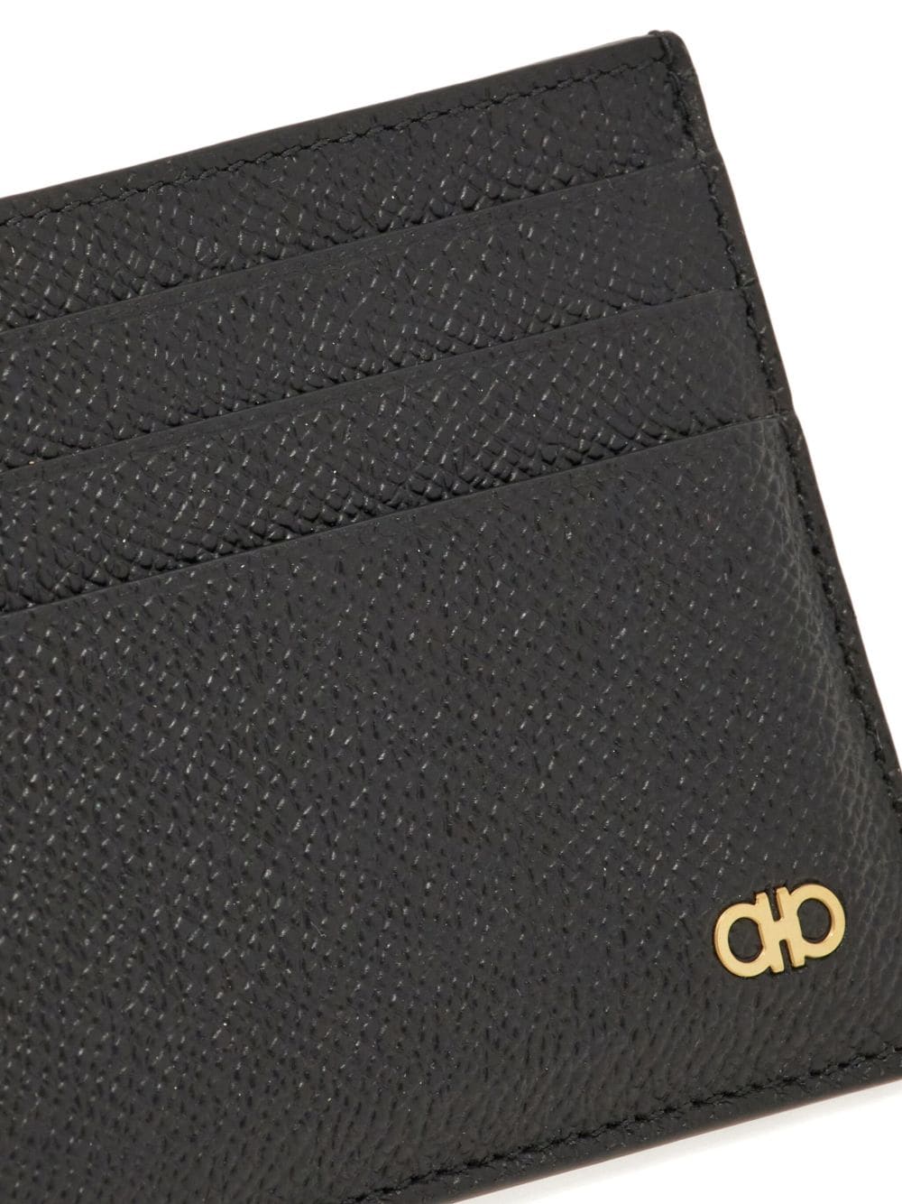 Ferragamo Mini Leather Cardholder with Gancini Hook Plaque | Banlieue91